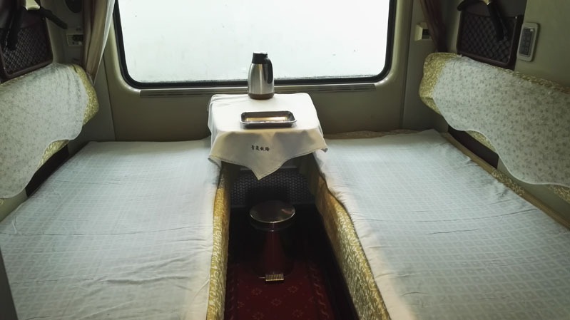 soft sleeper on trans-siberian train